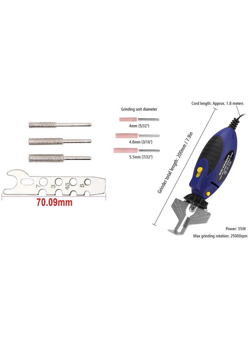 DIY Crafts Diy Crafts Drills Attachment Sharpener for Drill Bits Adapter Drill Rotary Tools Accessories Tool Sharpener Pack of 4 Kit Combo Kit Multicolor  - Image 4