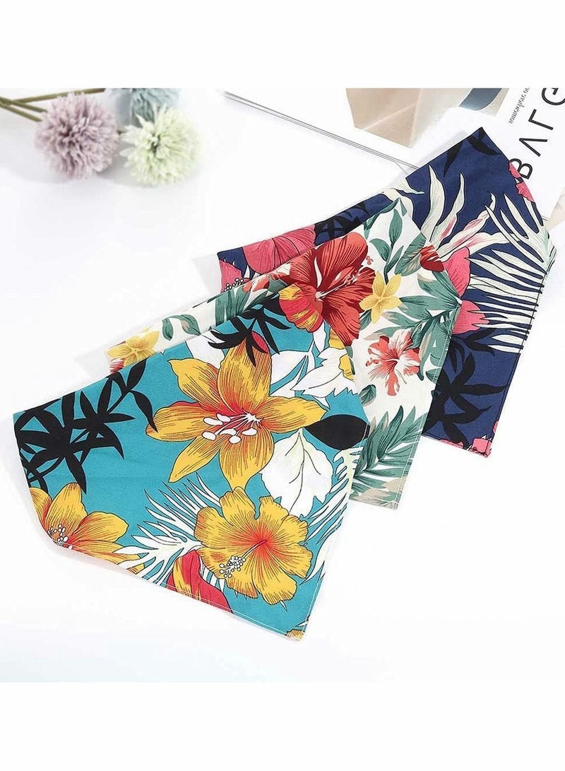 إسكدنيا 3 Pcs Floral Elastic Hair Scarf Headband for Ladies Tie Dye Bandana Accessories Girls Soft Stretch Girl Headbands Boho Bandanas Scarves - Image 5