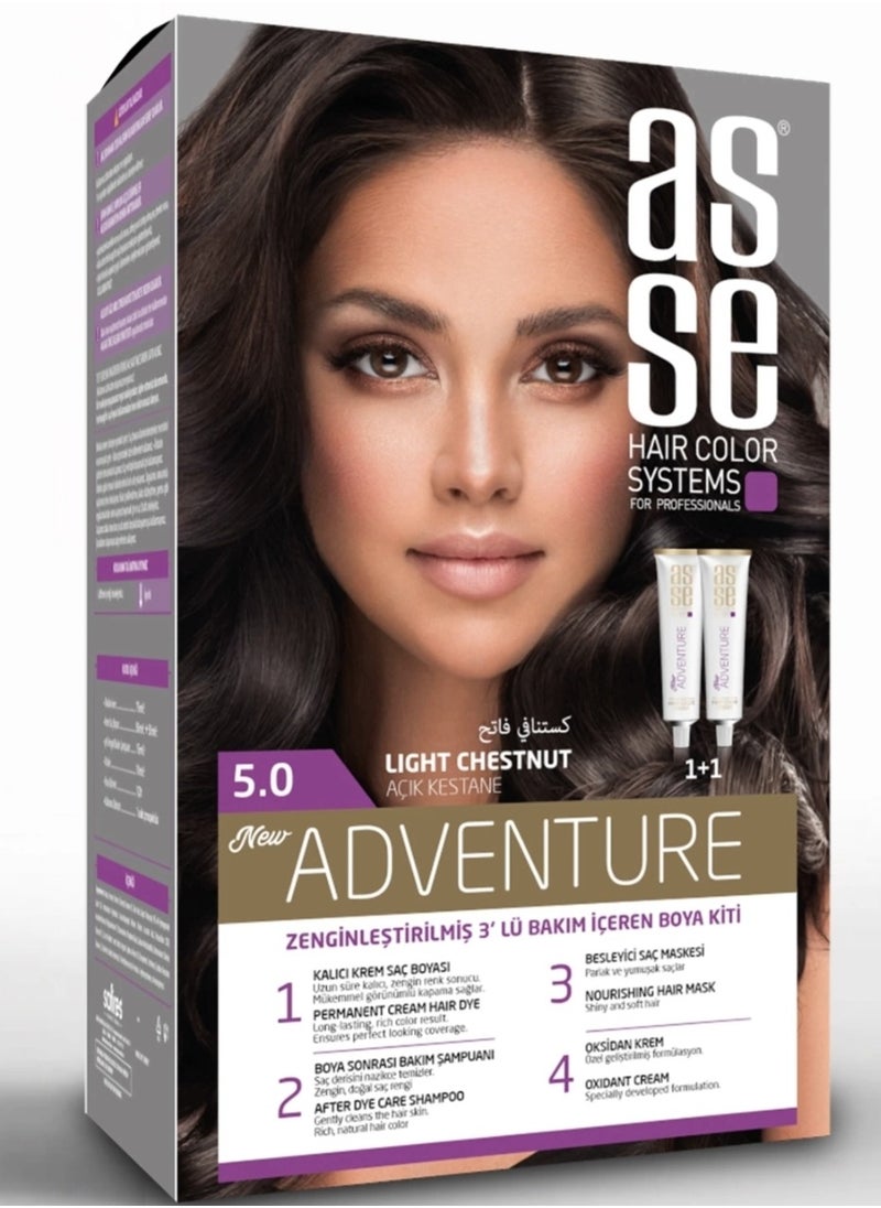 asse - Turkish hair dye light chestnut 5.0 - Image 1