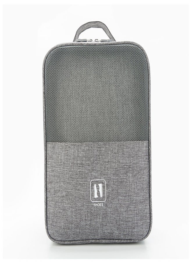 2023 hot type Internet celebrity can take and hang small suitcase waterproof thickened travel underwear shoes socks storage bag gray - Image 1