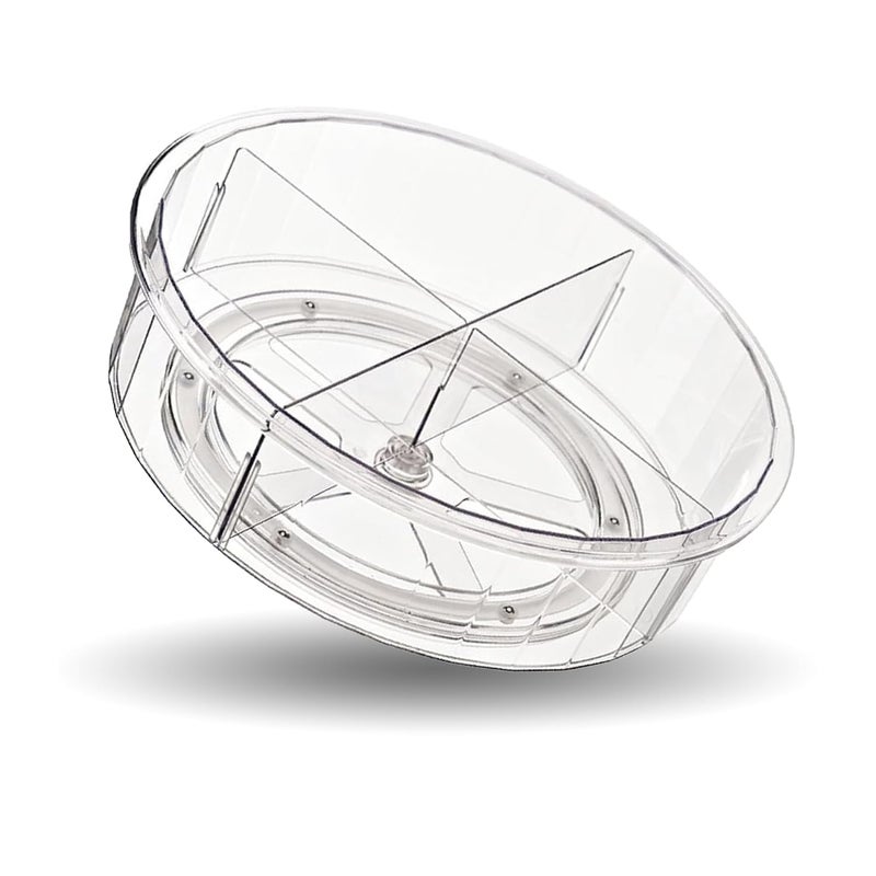 StacPro Multi-Purpose 360° Rotating Organizer Turnable Tray Lazy Susan Pack of 1 | Non-Slip Design Storage | Dinnerware & Serving Dishes for Kitchen, Pantry, Bathroom, and Office - Image 1