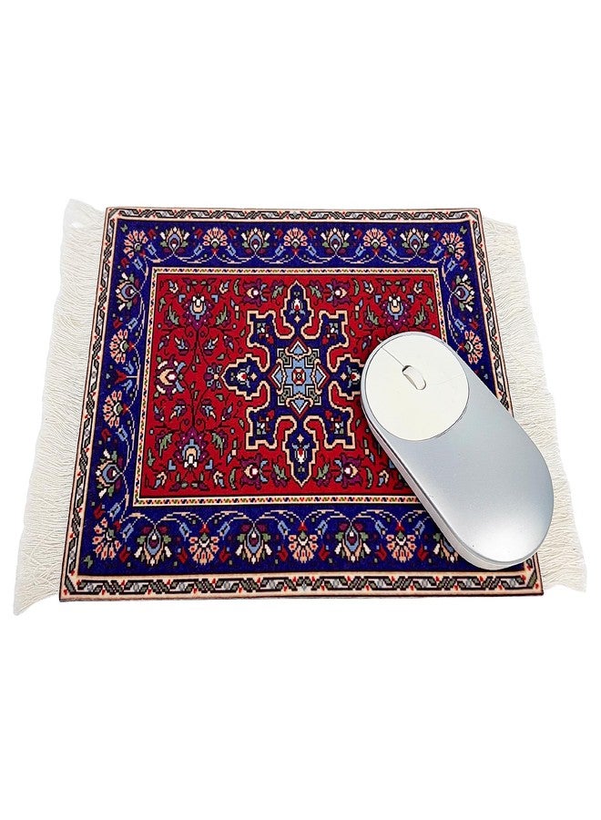kotoyas Rug Mouse Pads, 4 Pack Woven Rug Persian Style Carpet Mouse Pad for Table Décor - Image 2