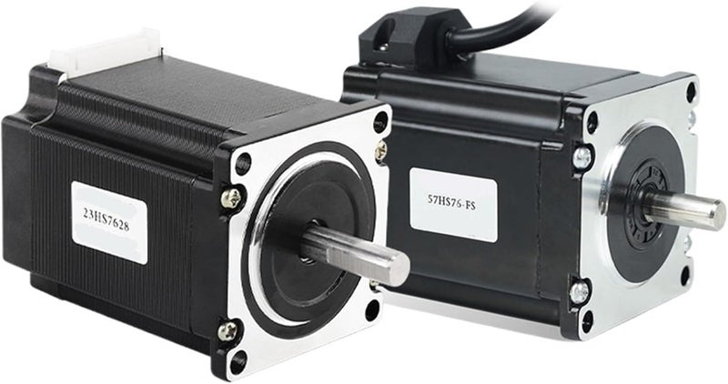 محرك خطوي Nema23 57 2.8A 4 أسلاك عمود 8 مم لقطع CNC بالبلازما والرغوة - Image 1