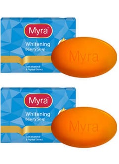 Myra Whitening Soap 90g 2 Pcs  - Image 1