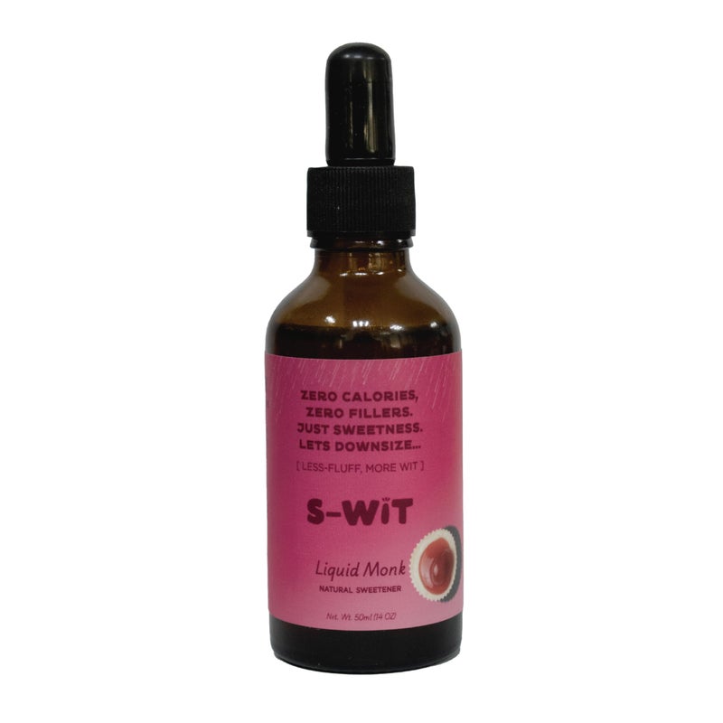 S-wit - Liquid Monk Fruit Sweetener, Natural Sugar Substitute, Zero Calories, Keto-Friendly, Diabetic-Friendly, Perfect for Coffee, Tea, Smoothies, Baking, and Everyday Use, Sugar-Free, Non-GMO 1.4 Oz (Single Pack, Liquid Monk Fruit Sweetener) - Image 1