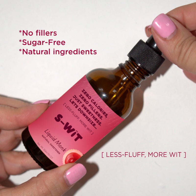 S-wit - Liquid Monk Fruit Sweetener, Natural Sugar Substitute, Zero Calories, Keto-Friendly, Diabetic-Friendly, Perfect for Coffee, Tea, Smoothies, Baking, and Everyday Use, Sugar-Free, Non-GMO 1.4 Oz (Single Pack, Liquid Monk Fruit Sweetener) - Image 4