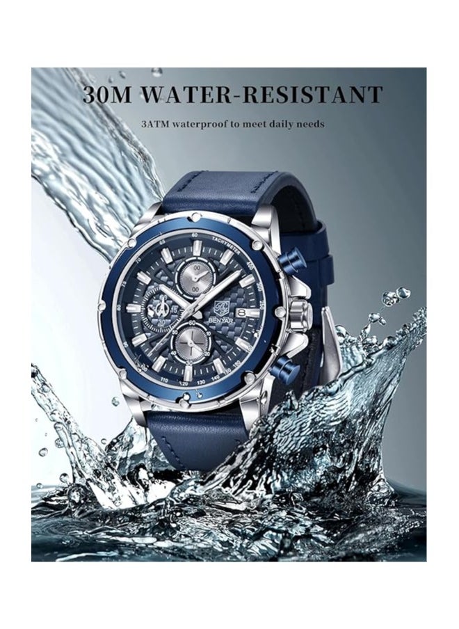 BENYAR Watches for Men Chronograph Quartz Men Watches Gift for Men 5167SIBU  - Image 4