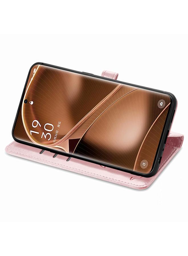 S-TOP Case For OPPO Find X6 Pro Cat and Dog Embossed Leather Phone Case - Image 4