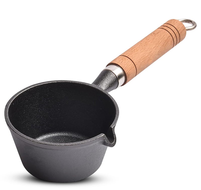 AADHIK Cast Iron Tadka Pan/Vaghar/Chounk/Baghar for Frying Dal/Spices - Image 1
