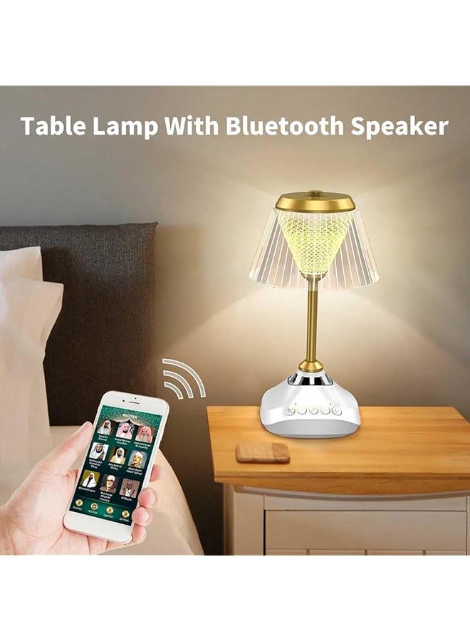 erorex Smart Quran Speaker 2000Mah App And Remote Control 16 Colors Led Night Light For Ramadan Gift – Sq 918 - Image 5