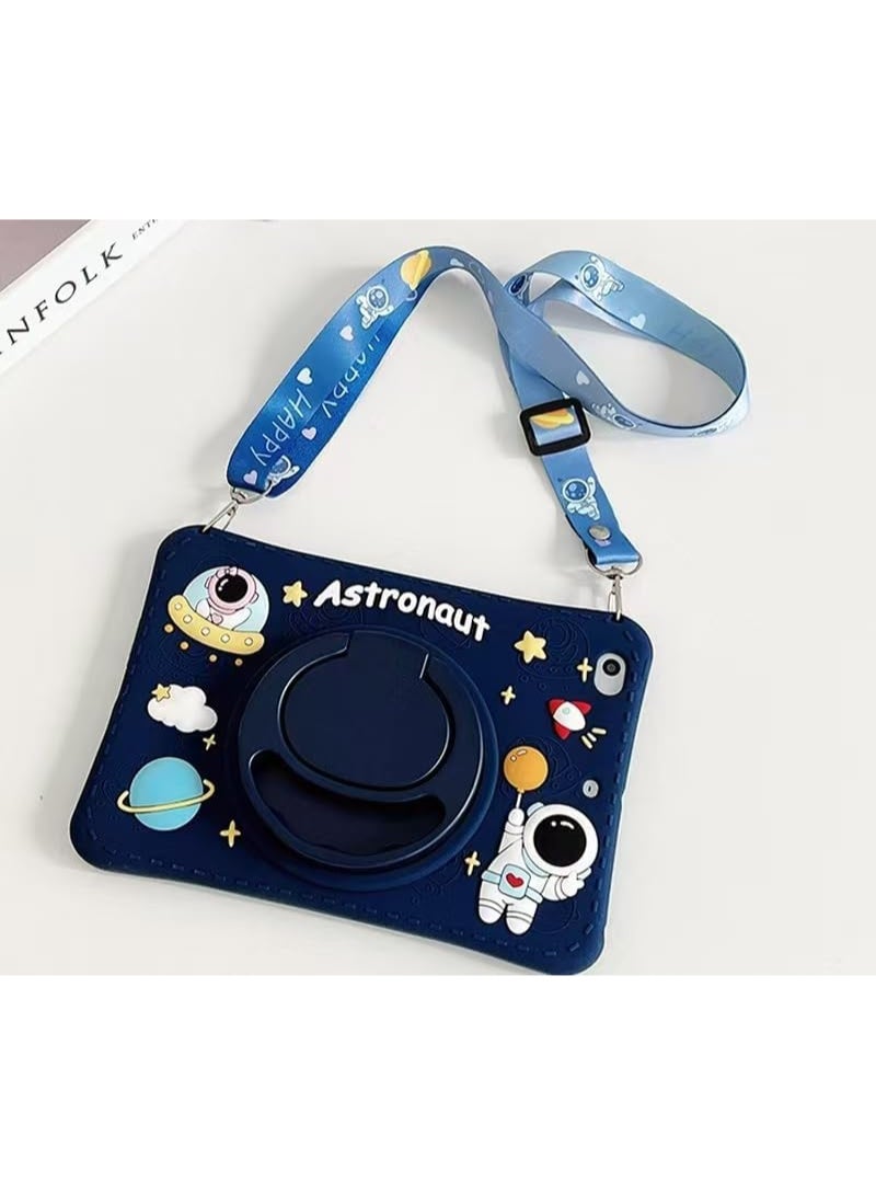 Cartoon 3D Silicon Handle Stand Cover For iPad 9th/8th/7th Generation (2022/2021/2020/2019 Model, 10.2 inch) - Image 5