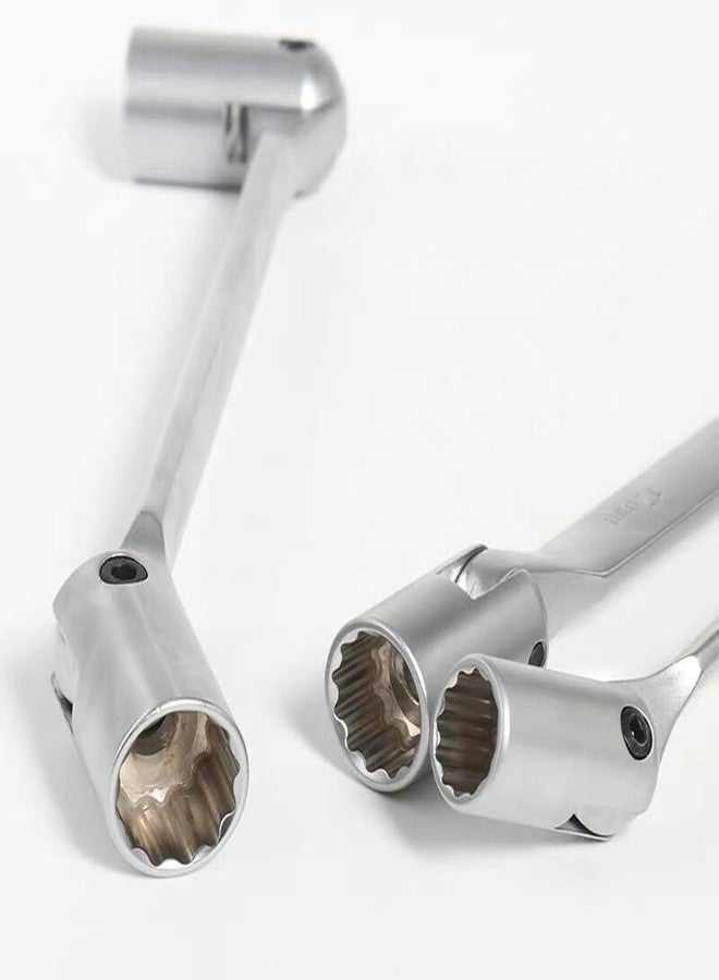 FLZOSPER Metric 8×10mm Double Flexible Socket Wrench, 12 Point - Image 4