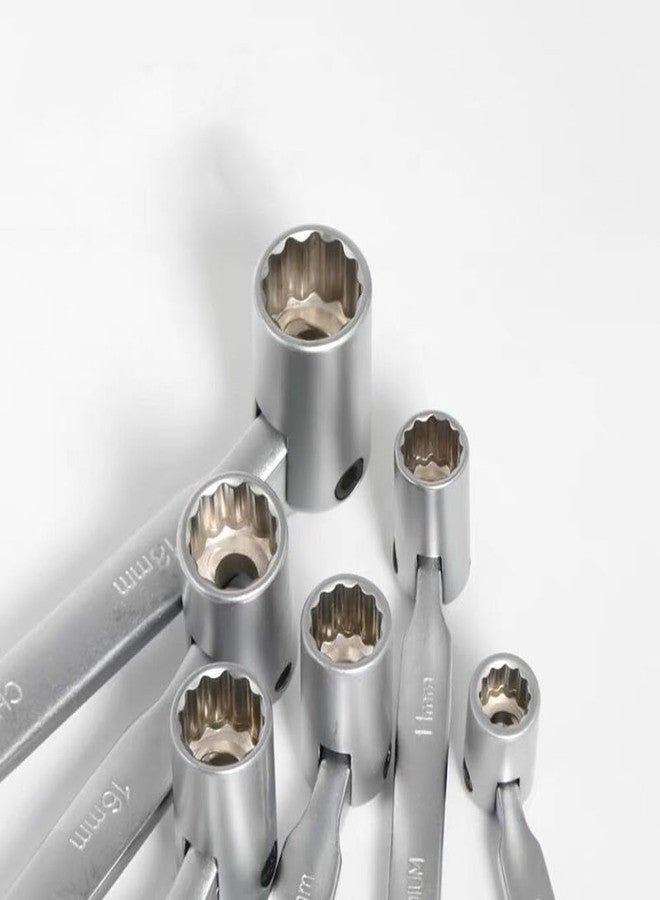 FLZOSPER Metric 8×10mm Double Flexible Socket Wrench, 12 Point - Image 3