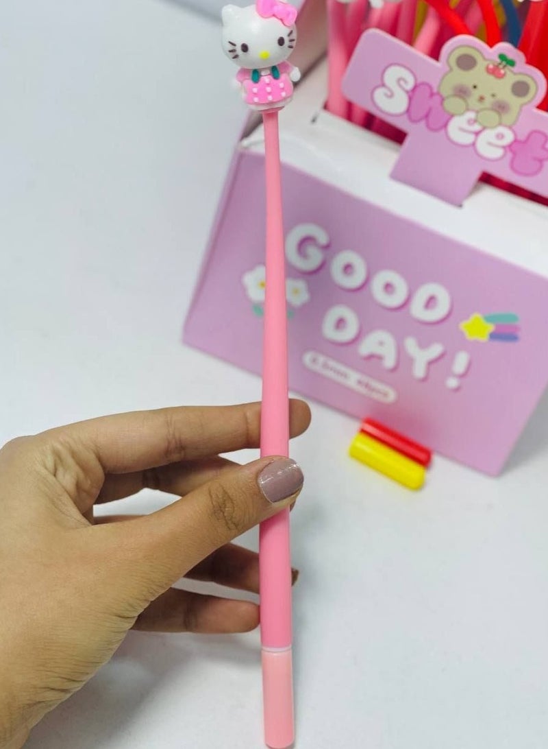 Generic Cartoon silicone gel pen stand with stand cover: 48 pens  - Image 2