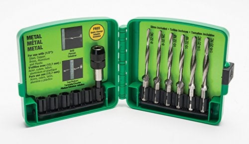 Greenlee LDTAPKIT Drill/Tap/Countersink Set, Hss, 7 Pcs., 8-32 to 1/4-20 - Image 3