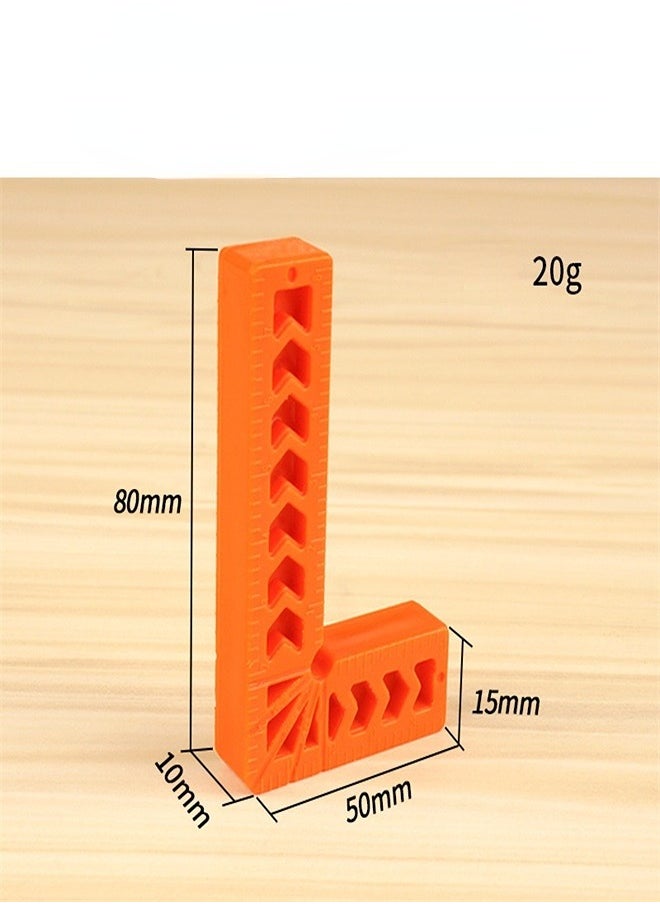 Generic 3Pcs Positioning Squares Right Angle Corner Clamps for Woodworking Picture Frames Boxes Cabinets or Drawers L Type Right Angle Ruler Carpenter Tool  - Image 5
