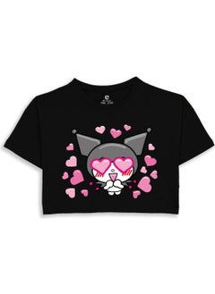 Kuromi Printed Crop T-shirt