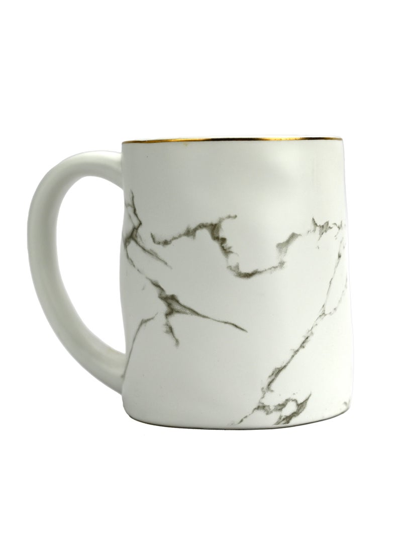 Generic - Lazy Days Marble Mug for Travellers, Marble Design Travel Mug, Travelling Mug For Travellers - Gold Marble - Image 1