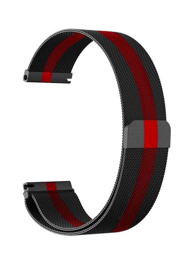 NIBEMINENT Replacement Band For Huawei Watch GT 2e - 46mm Black/Red  - Image 1
