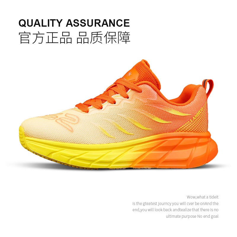 Basket Fire Men'S And Women'S Breathable Mesh Running Shoes Lightweight Women'S Jumping Shoes Soft Sole Square Dance Shoes - Image 3