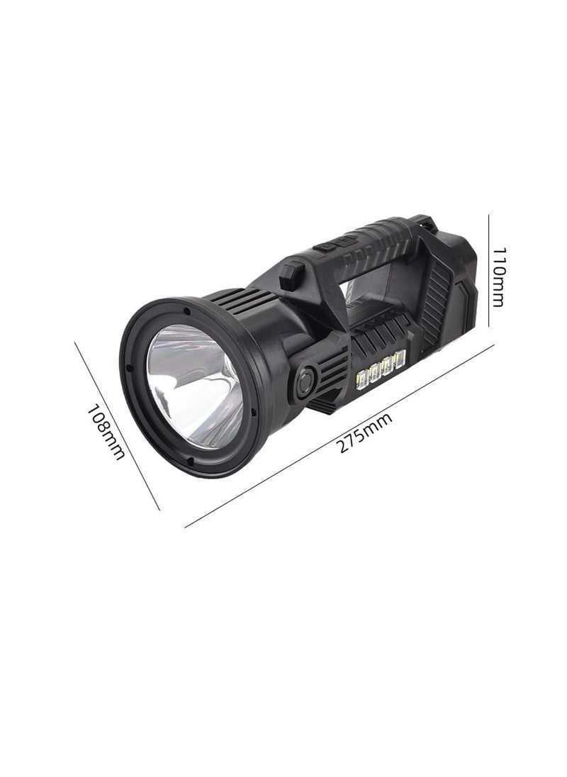 YHK TRADEMART YHK LED Searchlight Flashlight with Power Bank Function Ultra Bright 6 Modes Portable Rechargeable Waterproof Light for Outdoor and Emergency  - Image 2