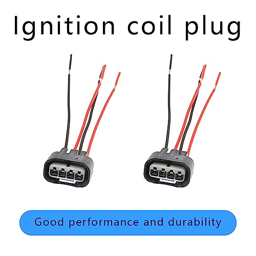 HAOBO 4PCS Ignition Coil Connector, Standard 4 Ports Ignition Coil Wire Compatible with Toyota Camry Corolla Highlander Scion Replace 90980-11885 Ignition Coil Female Connector Plug Harness Pigtail - Image 4