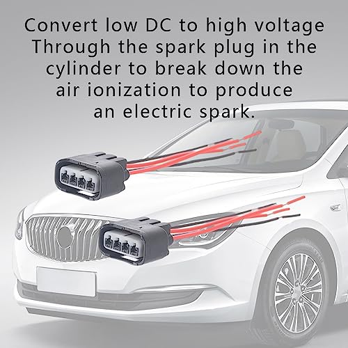 HAOBO 4PCS Ignition Coil Connector, Standard 4 Ports Ignition Coil Wire Compatible with Toyota Camry Corolla Highlander Scion Replace 90980-11885 Ignition Coil Female Connector Plug Harness Pigtail - Image 5