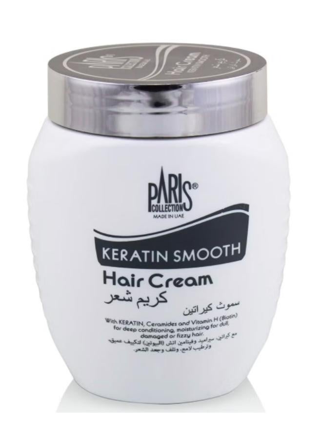 باريس كولكشن كريم شعر سموث كيراتين شفاف 475مل - Image 1