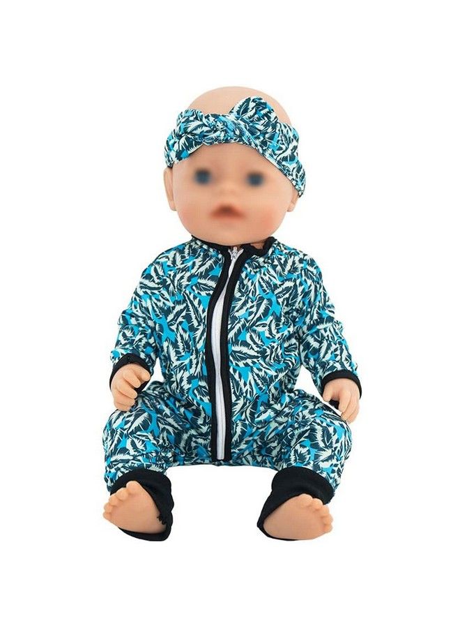 SOTOGO 5 Sets Doll Clothes Outfits Jumpsuits With 5 Headbands For 14 To 17 Inch New Born Baby Doll 15 Inch Baby Doll And American 18 Inch Doll Clothes And Accessories - Image 4