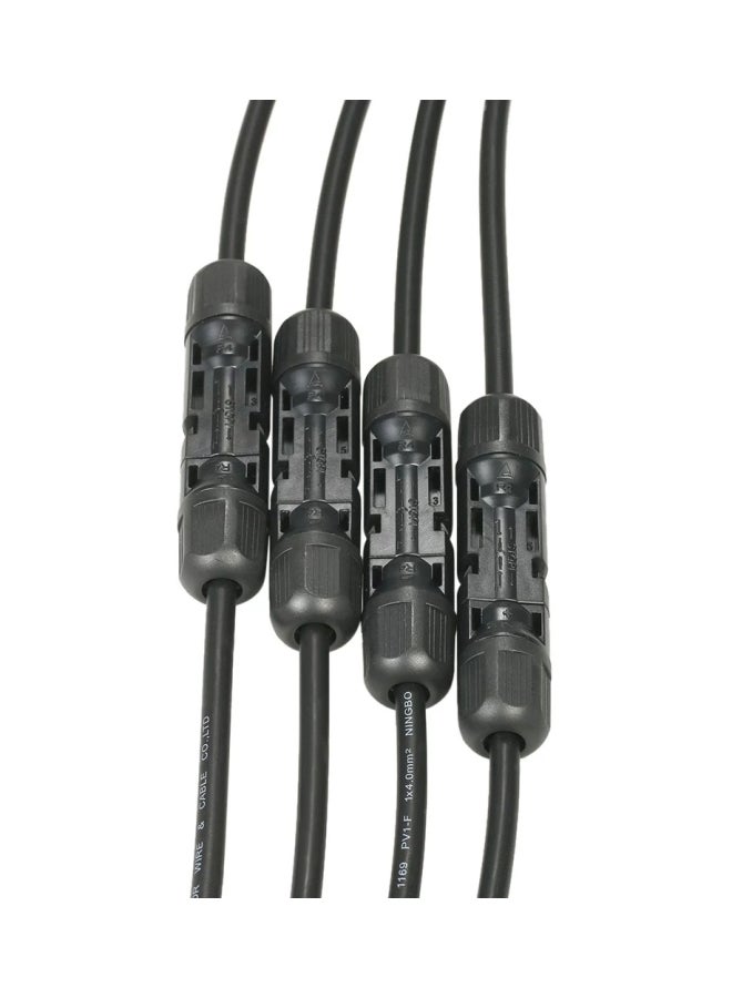 Solar Panel Adaptor Cable Connectors Black - Image 3
