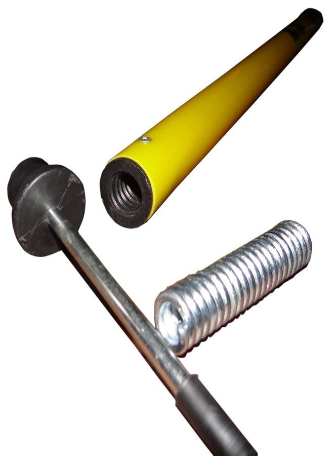 Optimus® Cricket Plastic Target Stump Wicket 3 Pcs-Flexible Steel Spring & Ground Spike - AB - Image 4