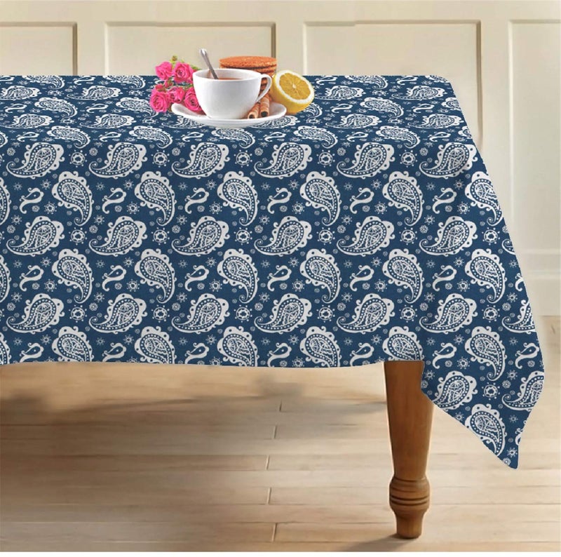 AIRWILL Cotton Self Designed 8 Seater Table Cloth (Multicolour)(Rectangular, Pack of 1) - Image 4