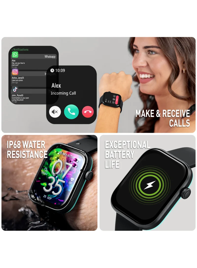 ريفليكس نشط Reflex Active Spectra S 300 Lite AMOLED Smart Aluminium Charcoal Strap Calling Watch