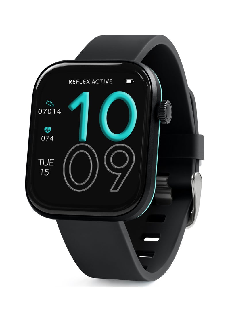 Reflex Active Spectra S 300 Lite AMOLED Smart Aluminium Charcoal Strap Calling Watch - Image 1