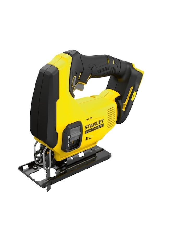 Stanley - 18V 0-2500SPM Fatmax V20 Cordless Jigsaw Yellow and Black 35 x 12.5 x 42.5 cm SFMCS600D1K-GB - Image 1