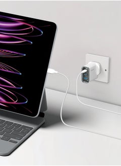 Momax Momax 1-Charge Flow GaN Wall Charger 3 Ports 80W - White  - Image 4