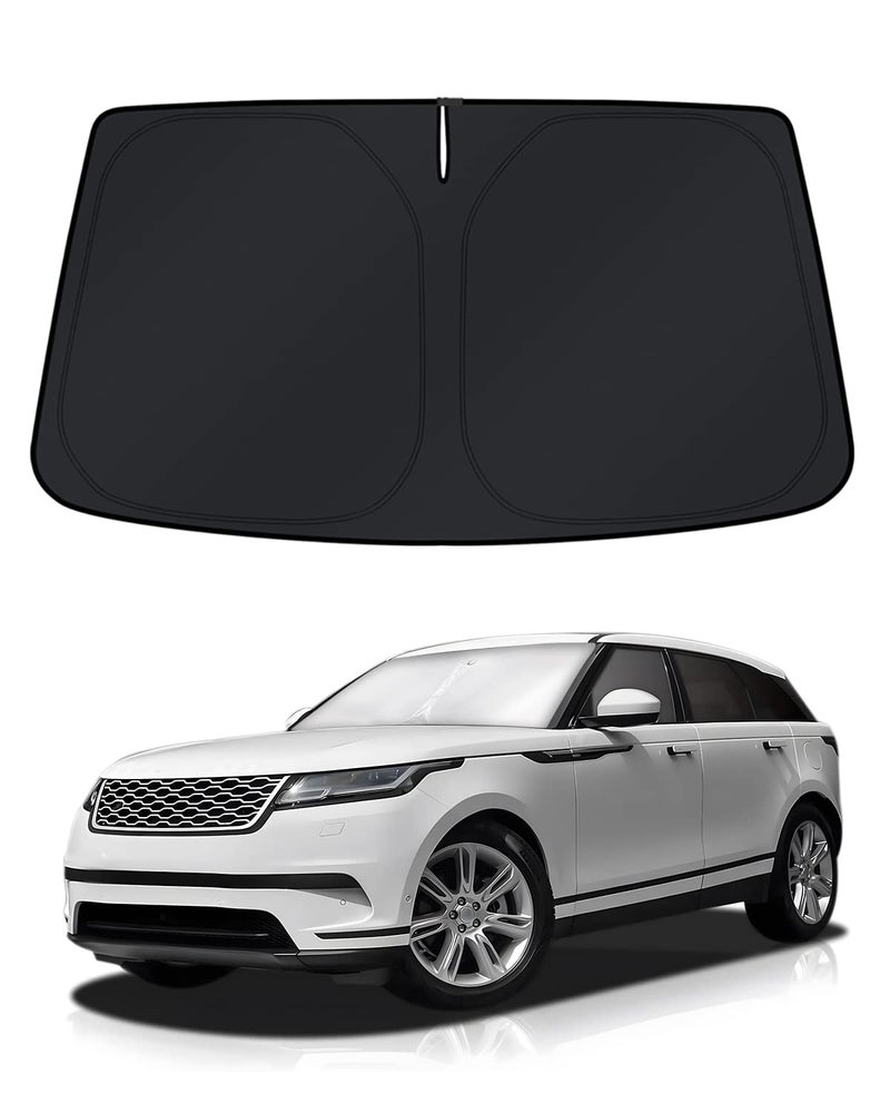 KUST Windshield Sun Shade for 20172023 Land Rover Range Rover Velar Window Shade Sun Visor Cover Foldable Blocks UV Rays Keep Your Car Cooler