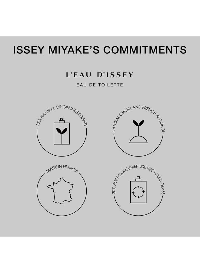 ISSEY MIYAKE L'Eau d'Issey Eau de Toilette - Fragrance for Women - Floral & Aquatic, Inspired by the Purity of Water - With Notes of White Flowers, A Lotus Rose Accord & Sandalwood - 3.4 oz  - Image 3