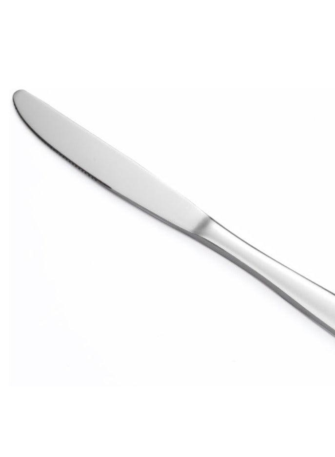 Dinner Knife Set of 6 - Stainless Steel - Carefully Polished for Lasting Use - Image 4