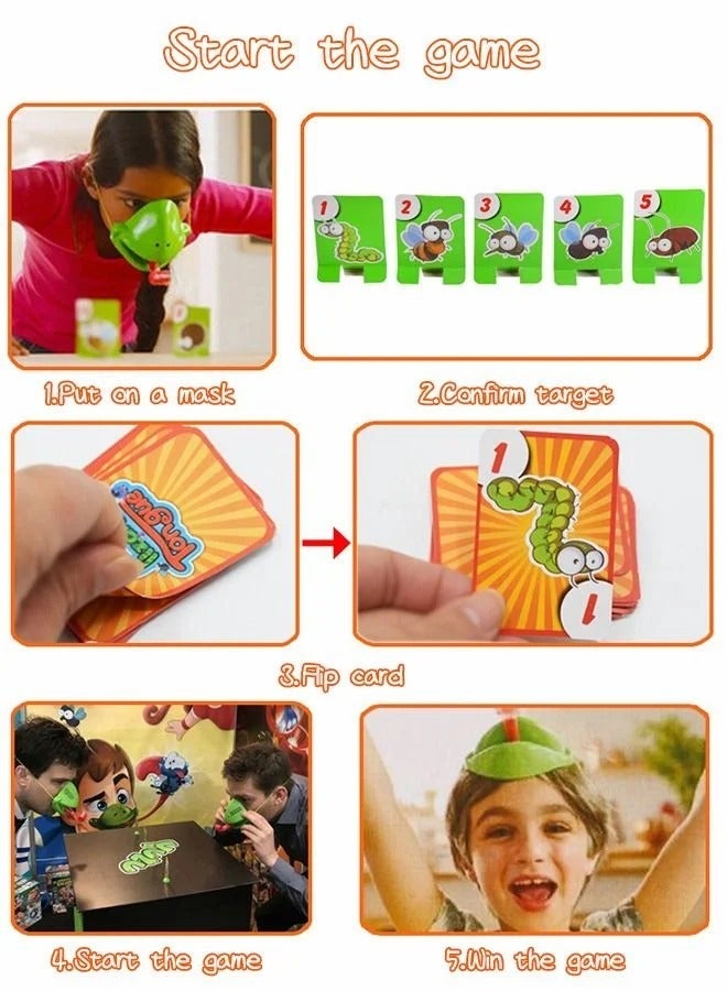 Insect catching game, board game, chameleon game, family game, memory game, fun game, girl toy, boy toy, party game - Image 3