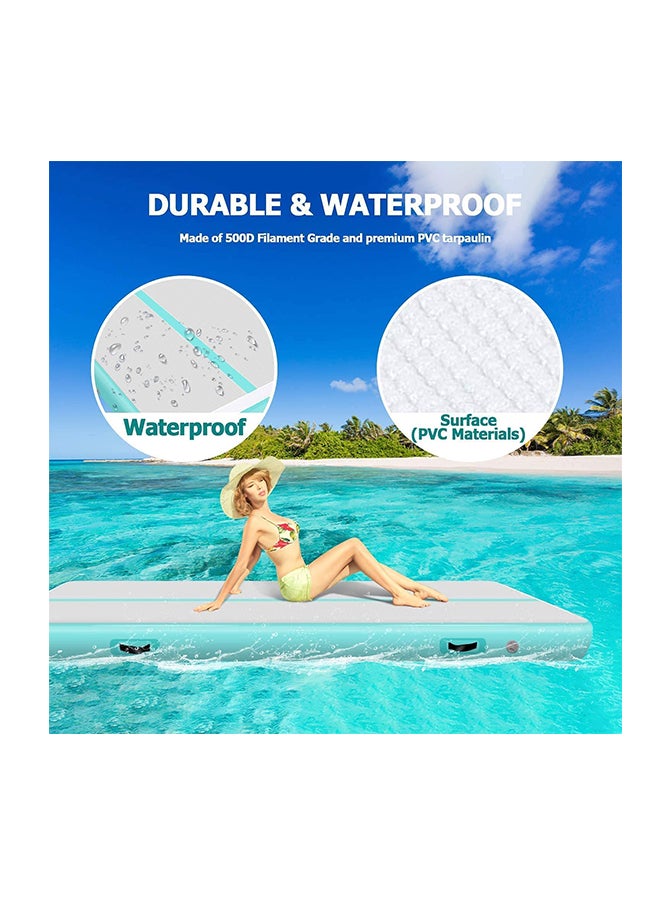 Max Strength حصيرة الجمباز الهوائية القابلة للنفخ (4 متر) لون عشوائي - Image 5