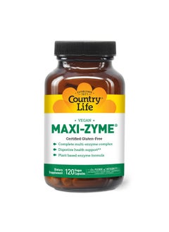 Maxizyme Caps 120 Vegetarian Capsules Digestive Enzyme Complex To Support Maximum Digestive Power