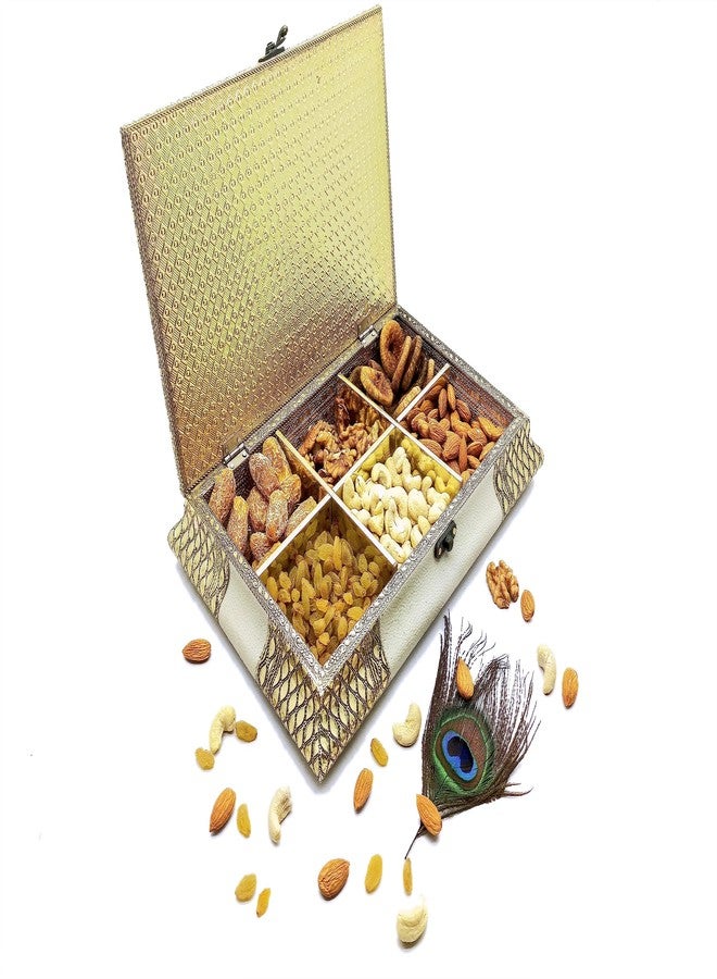 Vinayak K Dry Fruit box and Sweets Box - Oxidized Design - Image 1