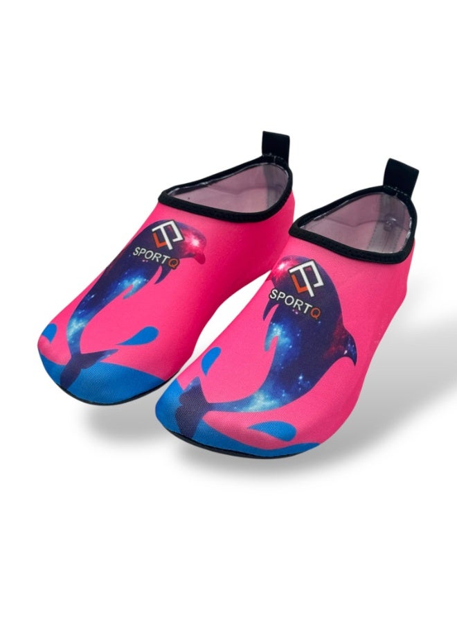 SportQ SportQ® Easy-to-Wear Beach Sandals for Kids, Men & Women Comfortable, Flexible Sole for Protection from Rocks and Hot Sand Quick-Drying Water Shoes for Swimming, Snorkeling, Surfing, Kayaking, Beach, Walking & Yoga  - Image 1
