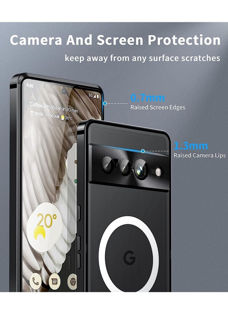 Generic - Magnetic Case Compatible with Google Pixel 7 PRO - Compatible with Charging & Accessories - Image 1