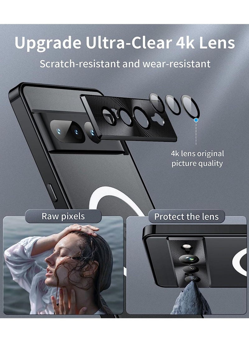 Generic - Magnetic Case Compatible with Google Pixel 7 PRO - Compatible with Charging & Accessories - Image 1