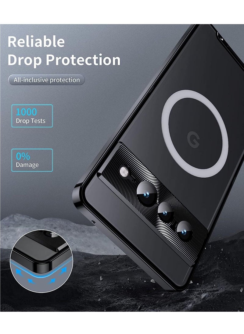 Generic - Magnetic Case Compatible with Google Pixel 7 PRO - Compatible with Charging & Accessories - Image 1