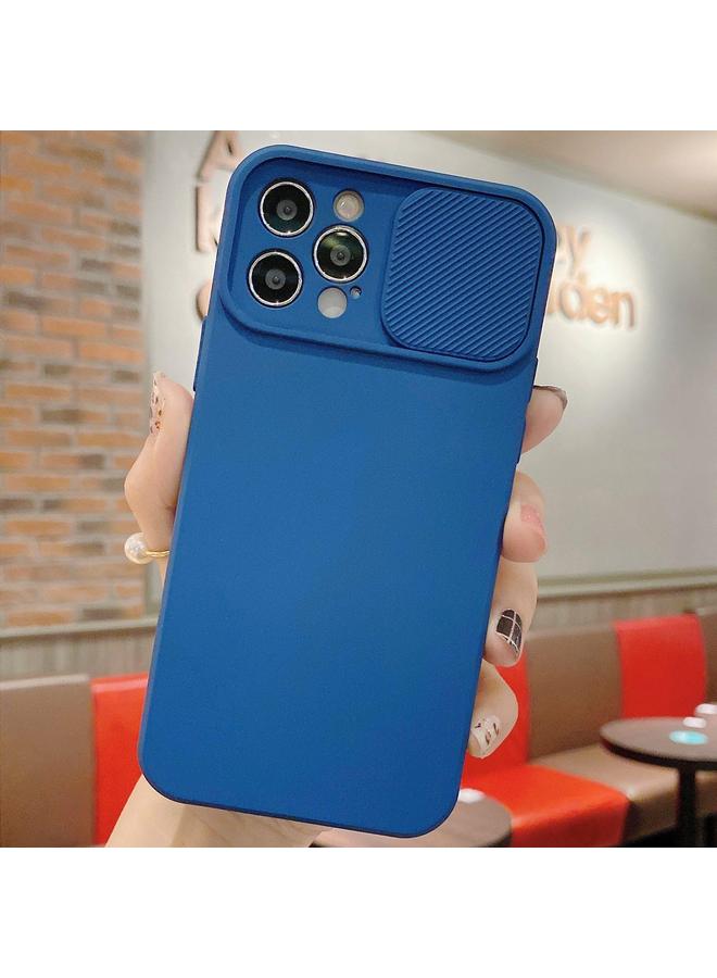 اس-توب جراب لهاتف iPhone 15 Pro مزود بغطاء حماية للكاميرا من السيليكون السائل TPU - Image 1