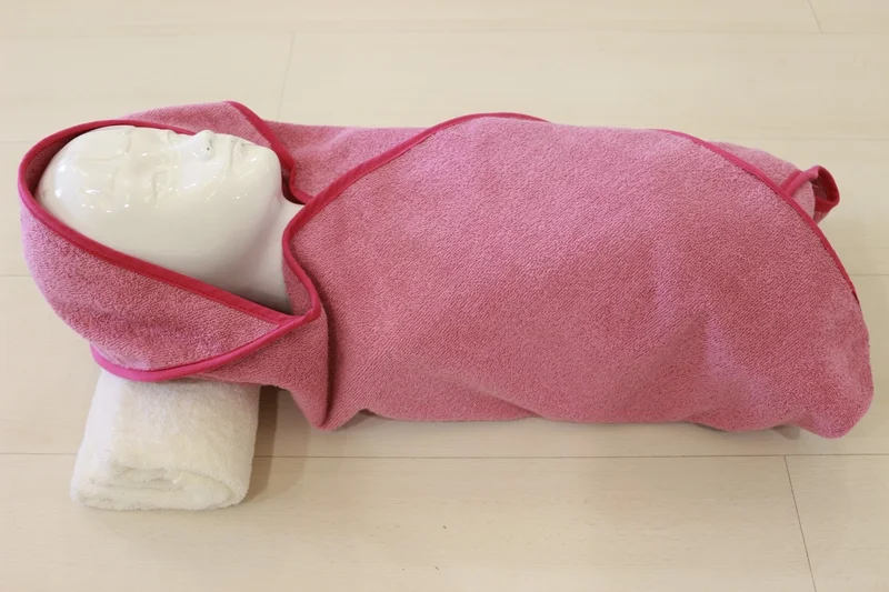 اندر هوم Baby Swaddle Towel Newborn Baby Bath Towel Curl Swaddle