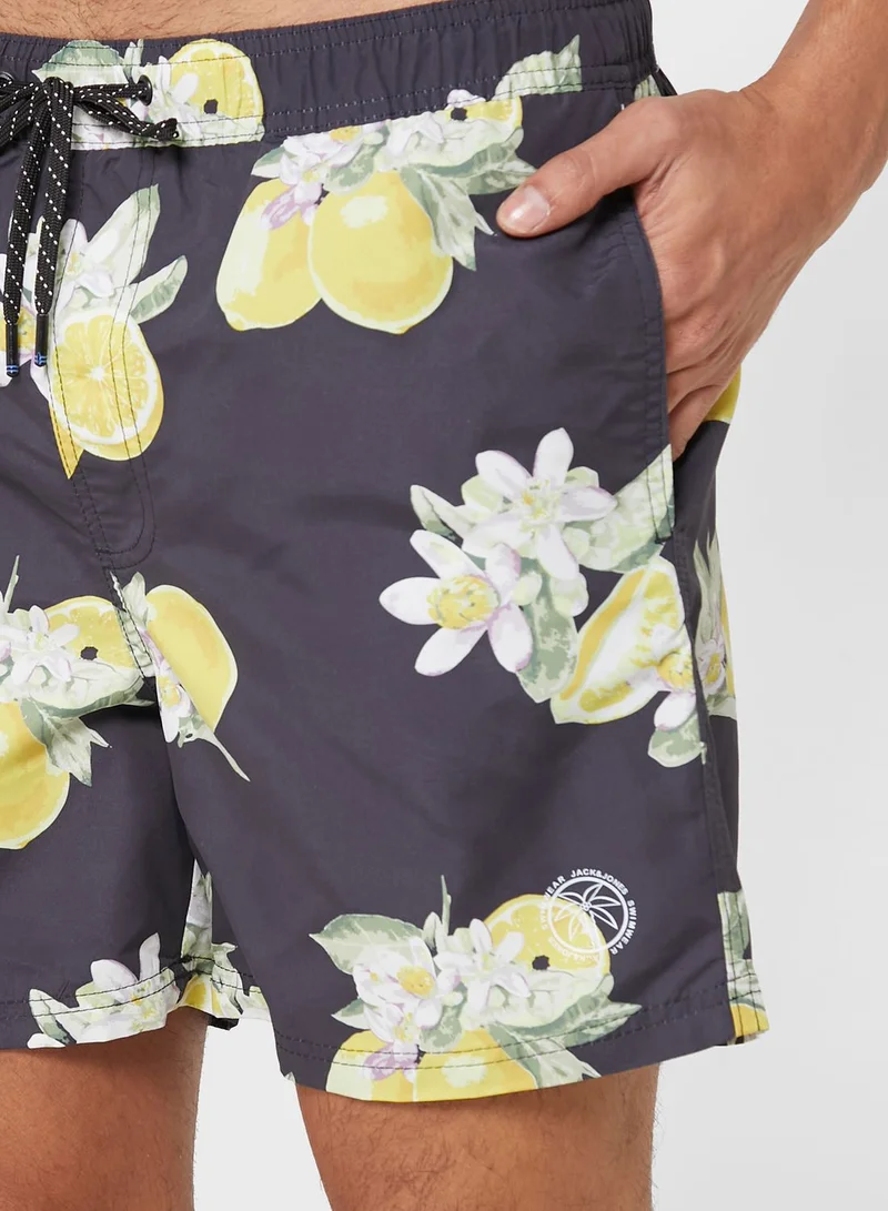 JACK & JONES Casual Printed Shorts
